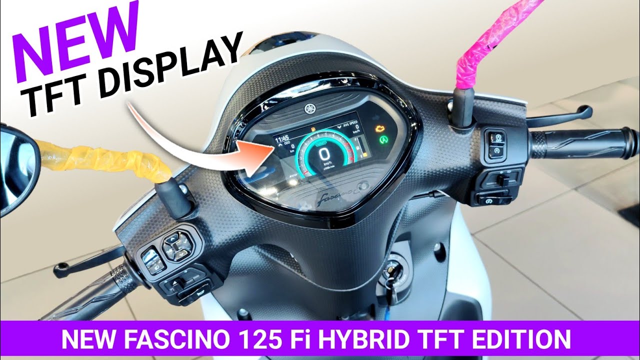 New Yamaha Fascino 125 Fi Hybrid TFT Display| Fascino 125 Fi Hybrid Review 2025| On Road Price 