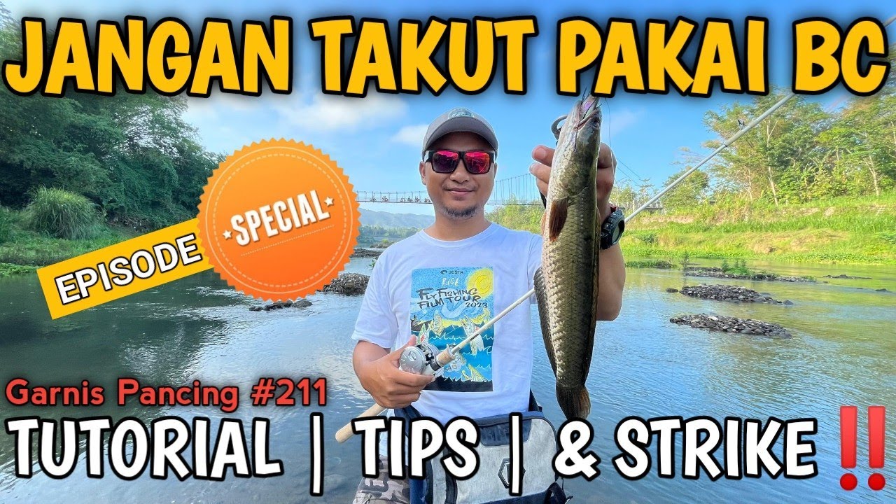 TUTORIAL BELAJAR PAKAI REEL BC DENGAN MUDAH 💥😁‼️SEMOGA BERMANFAAT DAN MENGHIBUR |Garnis Pancing #211