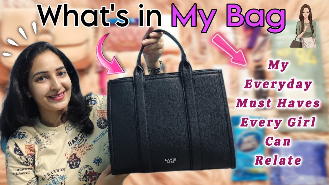 What’s In My Bag👜 | My Everyday Bag Essentials 2025✨ | Lavie Luxe Bag Review + Must-Haves for Women💕