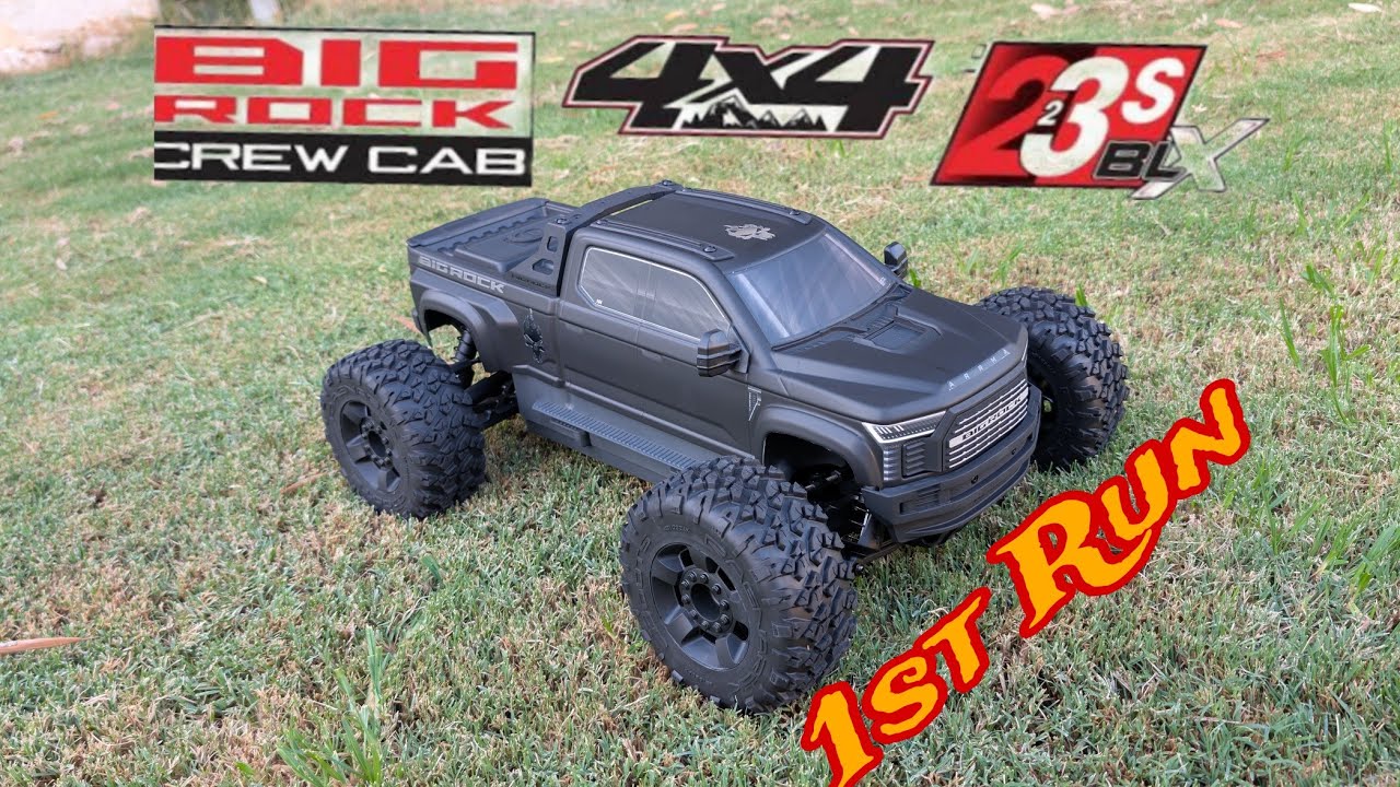 Arrma Big Rock 223s first run .... Awesome Performer