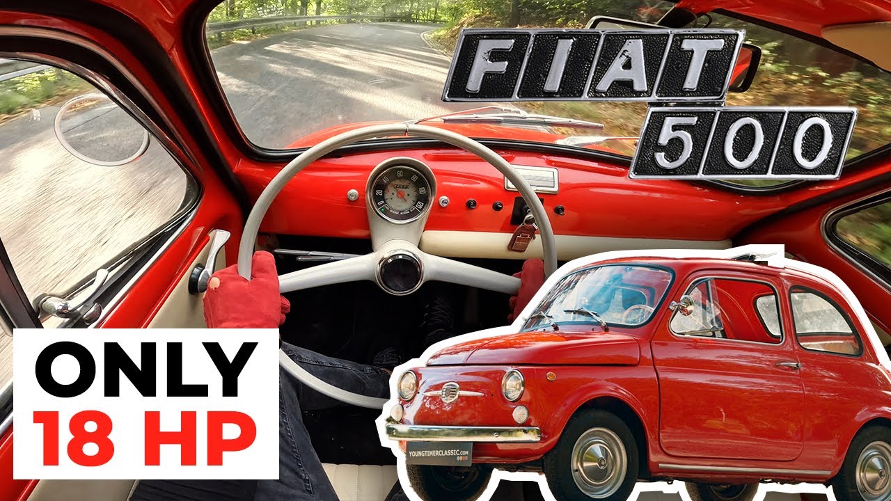 Driving the CUTEST car ever | Classic Fiat 500 on mountain road | POV drive