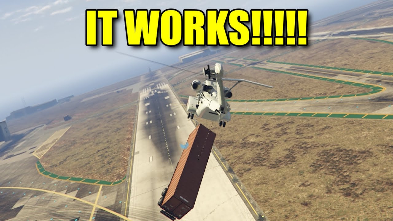 GTA$ 10M Air Freight Sell Using the Iron Mule Helicopter? It Works! GTA Online