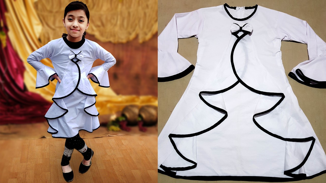 ✅👌Baby Girl Frock Design Banane Ka Tareeqa | Eid Special Frock - Latest Baby Frock Design