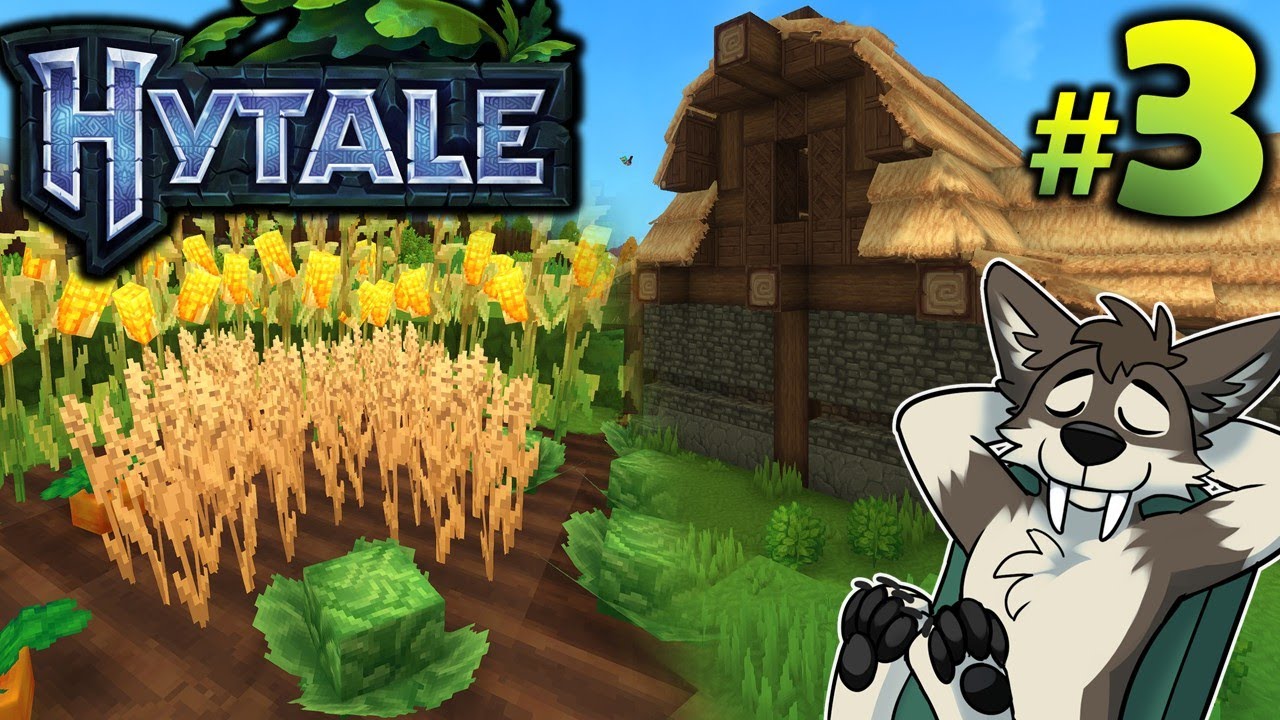 HOW TO BUILD A FARM? || HYTALE Let's Play Part 3 (Blind) || HYTALE EARLY ACCESS Gameplay