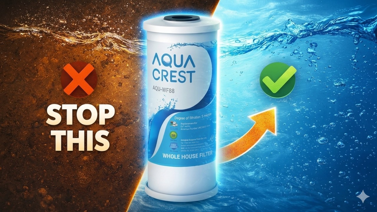 Struggling with sediment in well water? Aqua crest fxhtc explained