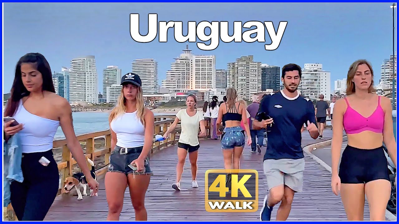 【4K】WALK Punta del Este Riverside Uruguay 4k video UY TRAVEL