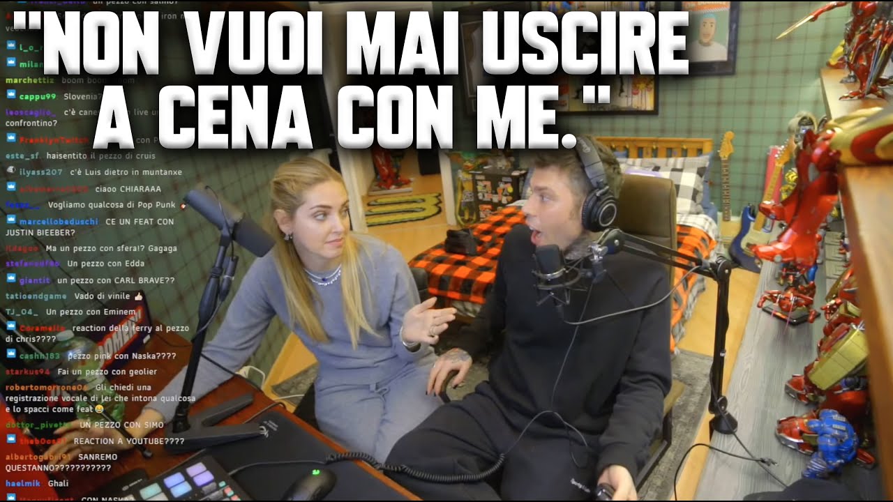 Fedez non vuole uscire a cena con Chiara 🥺👉🏻👈🏻