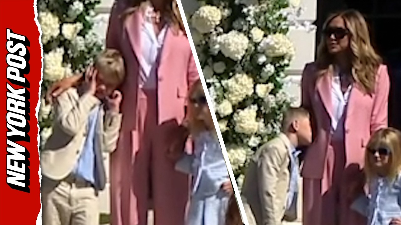 Cameras Catch Eric and Lara Trump's Son Luke's Cute Moment at WH Easter Egg Roll