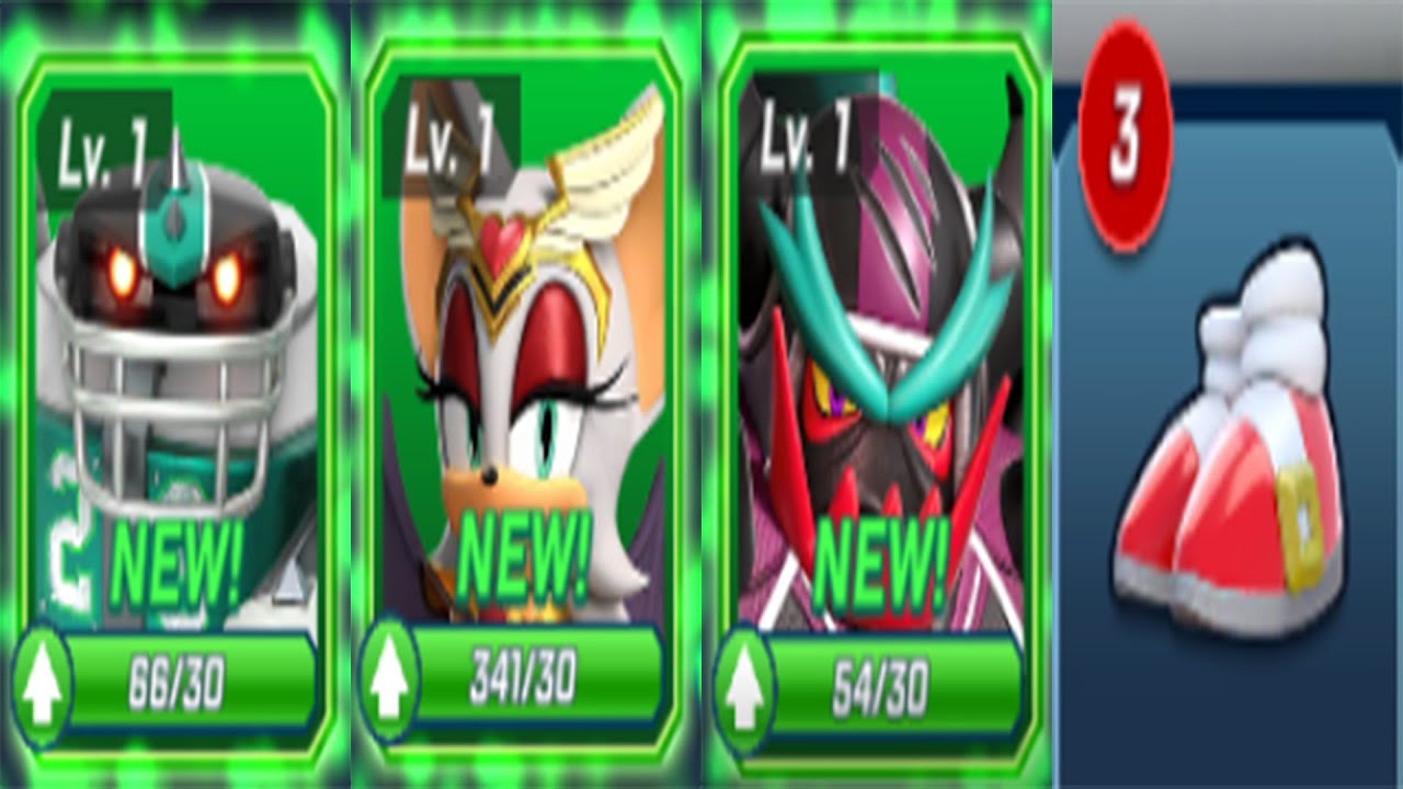 Sonic Forces - I unlocked 3 new characters: Linebacker Omega, Valentie Rouge & Linebacker Omega