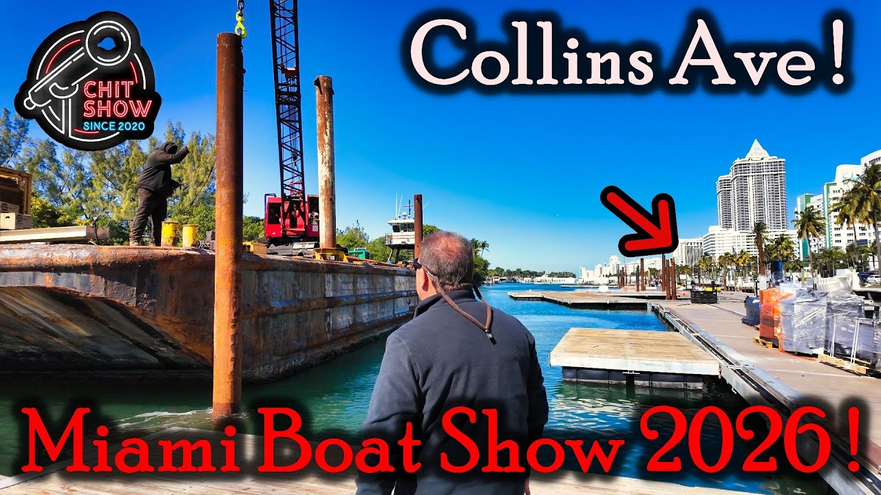 Miami Boat Show is so Back ! Entire Show Left Herald Plaza and Went To Miami Beach ! (Informa Series