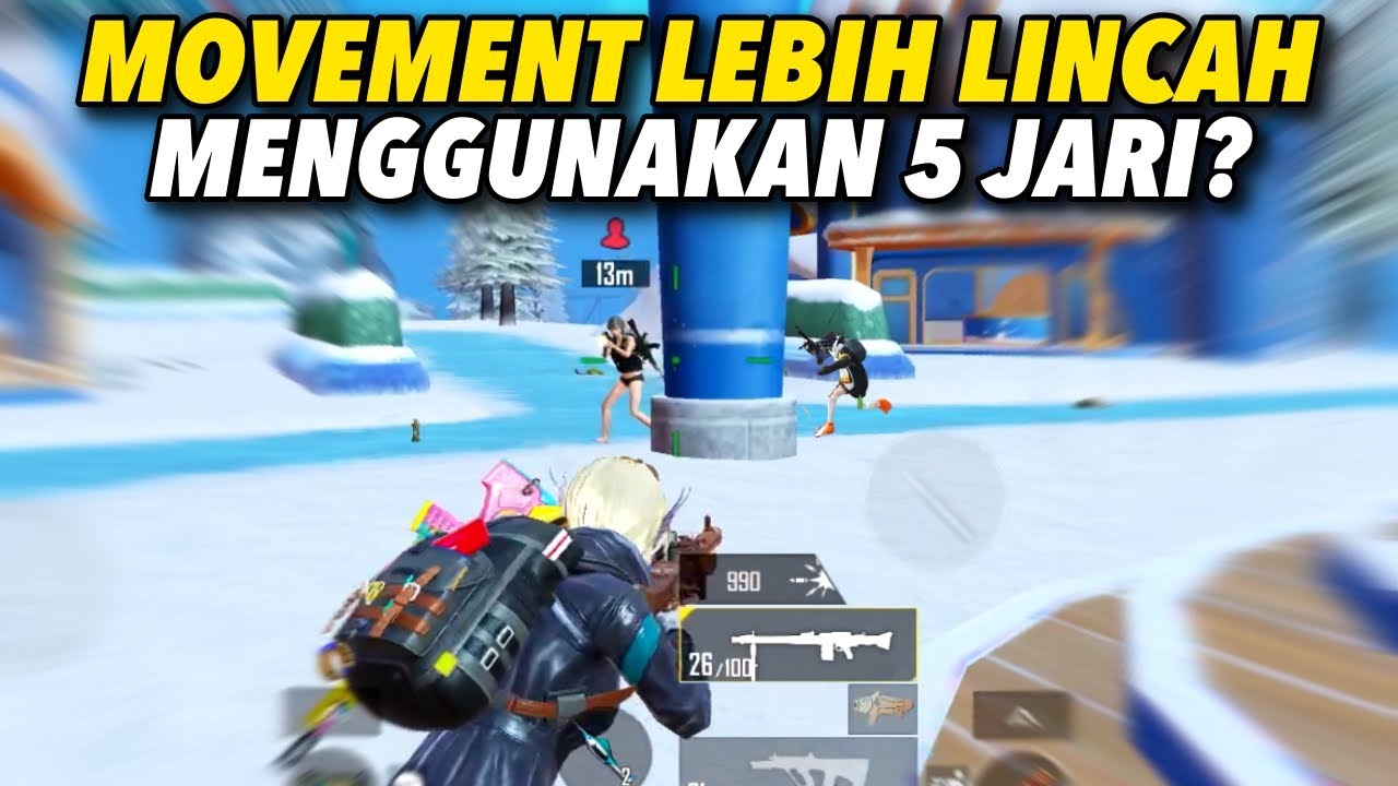 AGGRESIVE GAMEPLAY 5 JARI🔥BIKIN MUSUH SUSAH BACA PERGERAKKAN