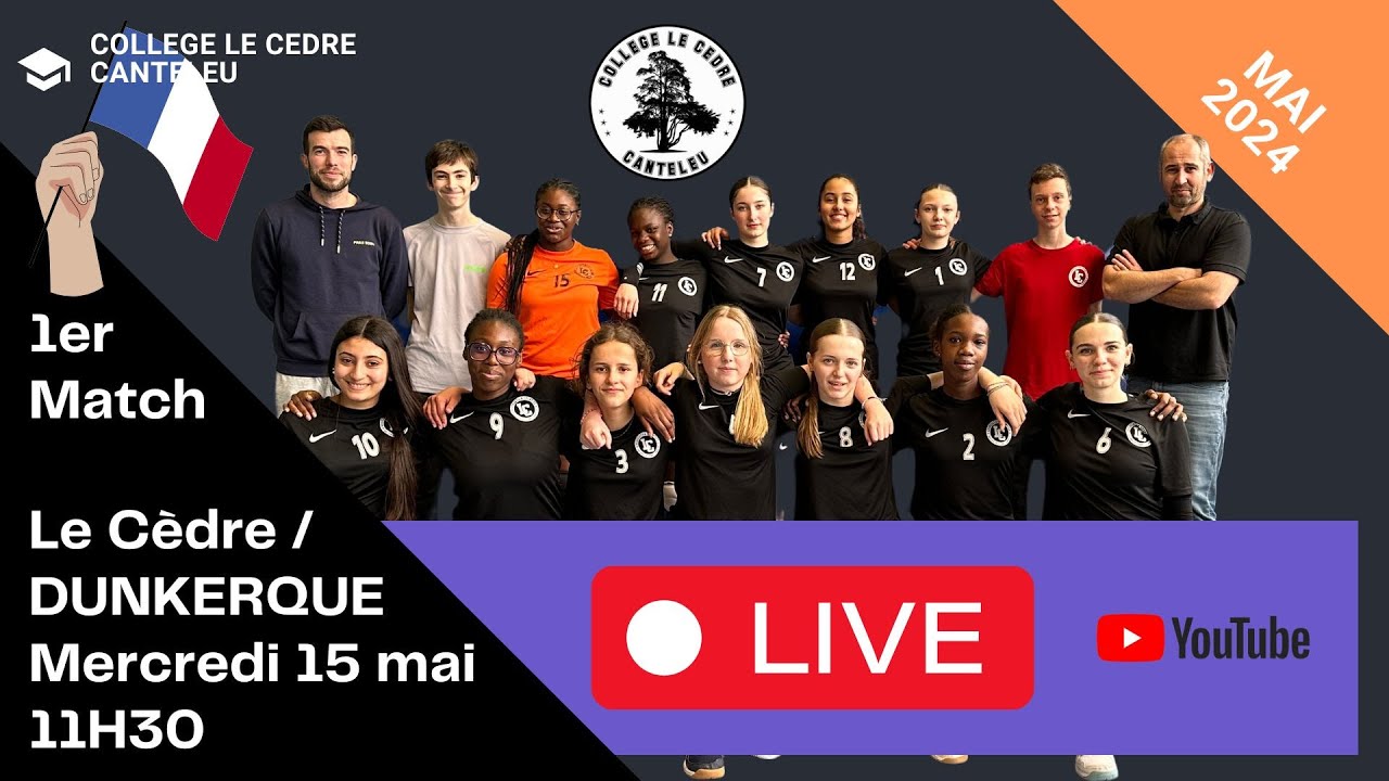 1er Match Le Cèdre Canteleu / Dunkerque (Championne de France en titre)