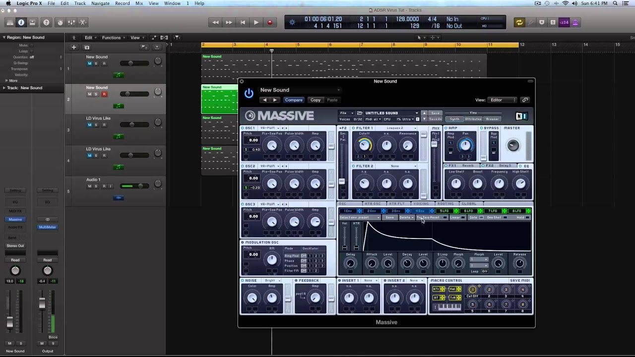 NI Massive tutorial - Make Massive Sound More Like A Virus