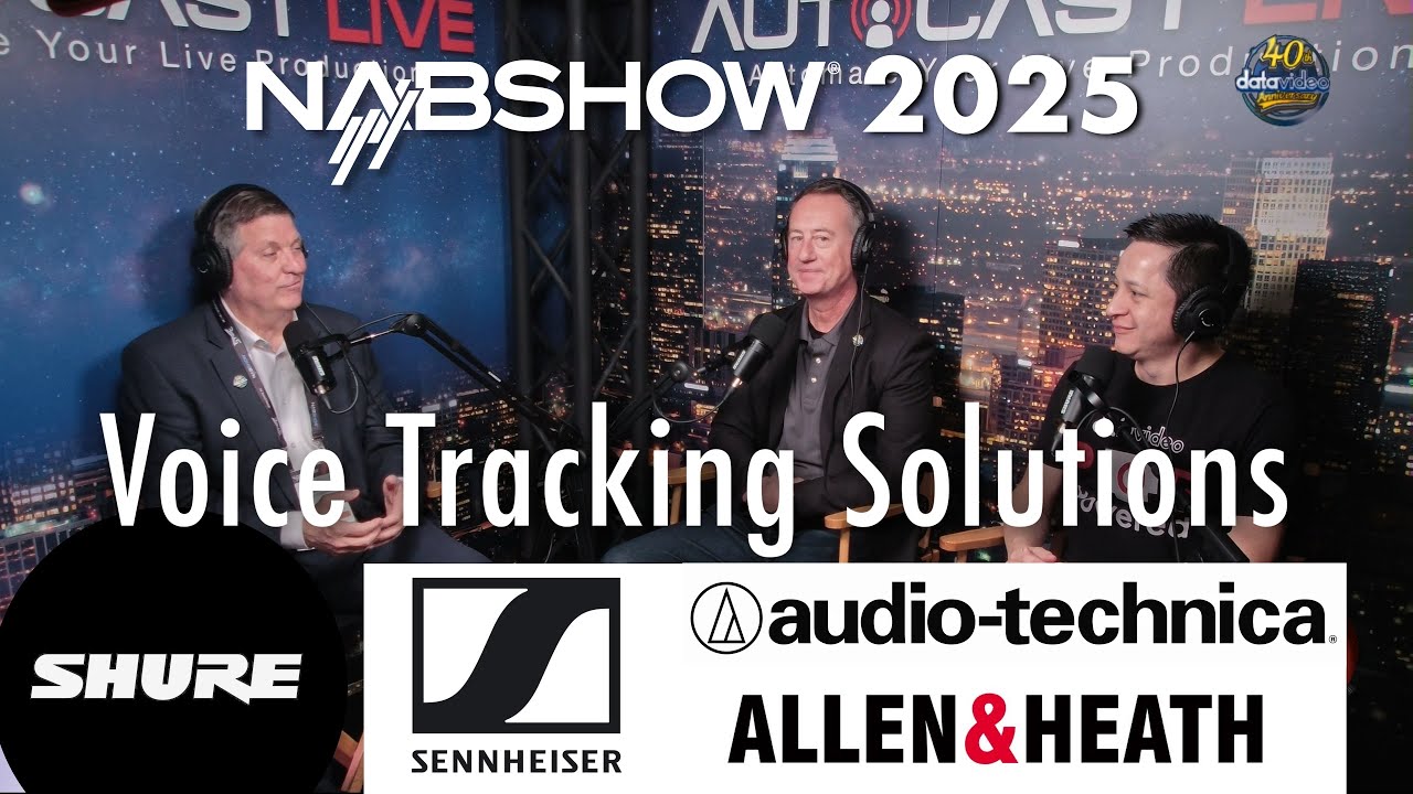 Auto-Switching a Video Podcast Using Ceiling Microphones or A&H Audio Mixers | NAB SHOW 2025