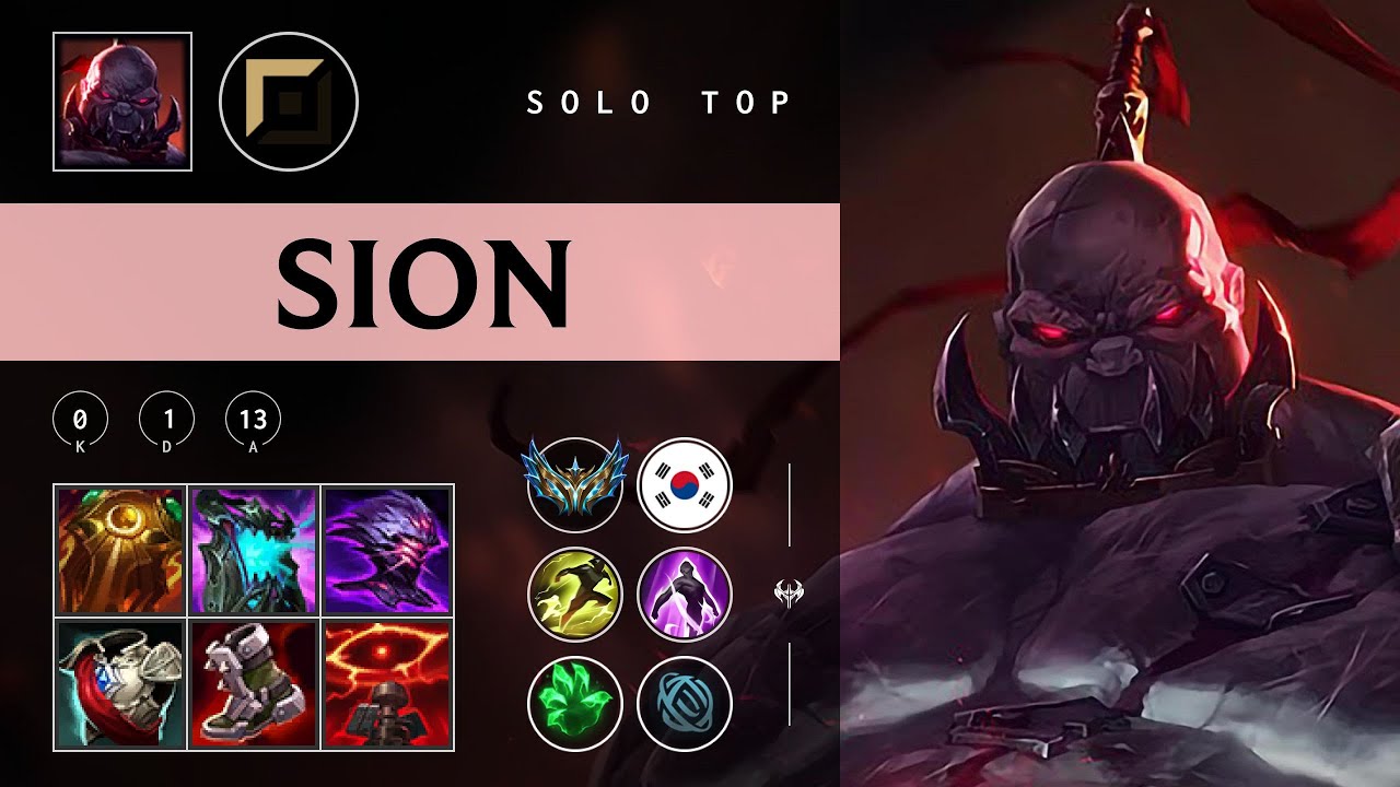 Sion Top vs Jayce - KR Challenger Patch 25.22