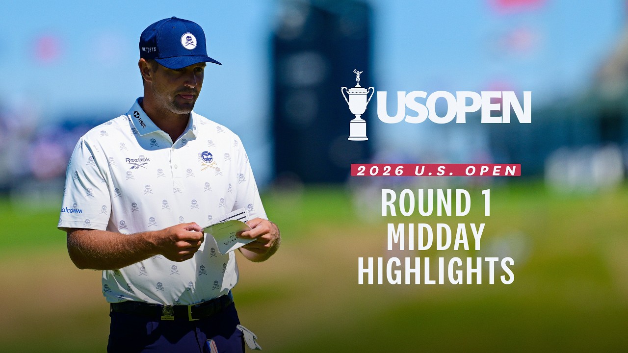 Лучшие моменты U.S. Open 2026: 1-й раунд, середина дня