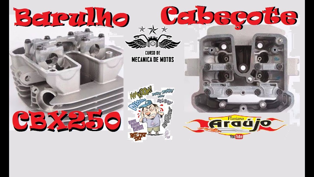 Como Resolver Barulho no Cabeçote da Twister CBX250 por Flaviano