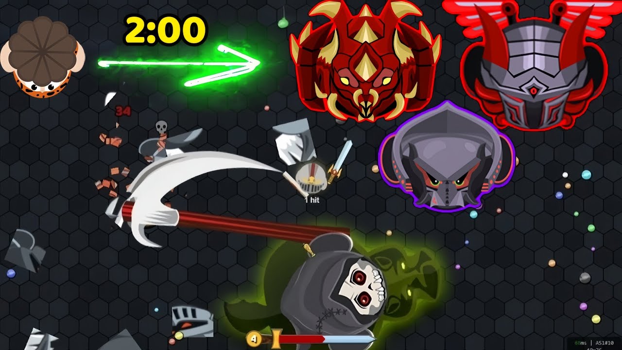 Evowars.io🕹️Trung bình chơi 2 phút được bao nhiêu điểm?  