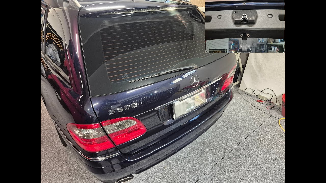 Mercedes S211 - Замена замка задней двери/багажника