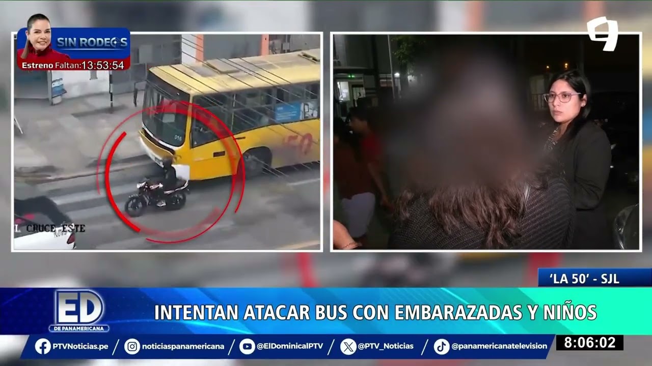 Chofer de 'La 50' salva de doble atentado en SJL