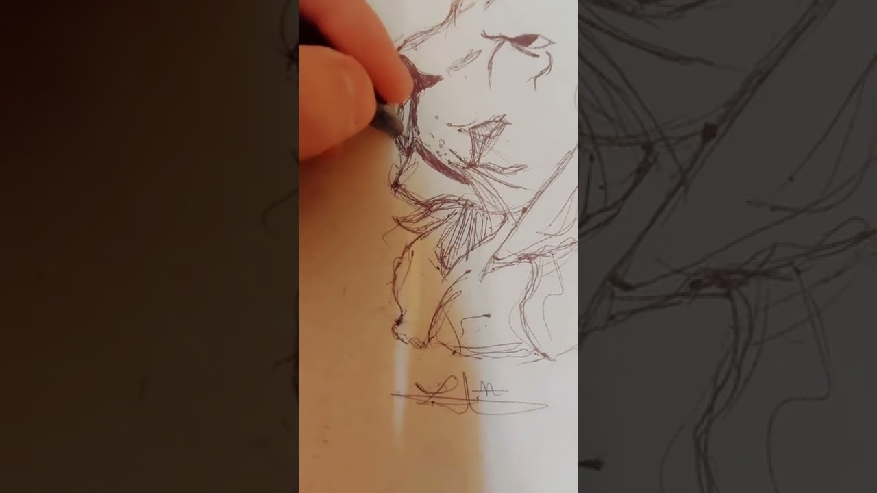 drawing with random lines  #shorts #art