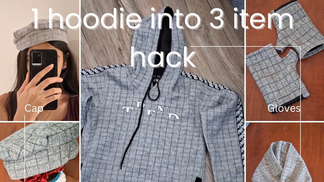 Old hoodie Made useful things 