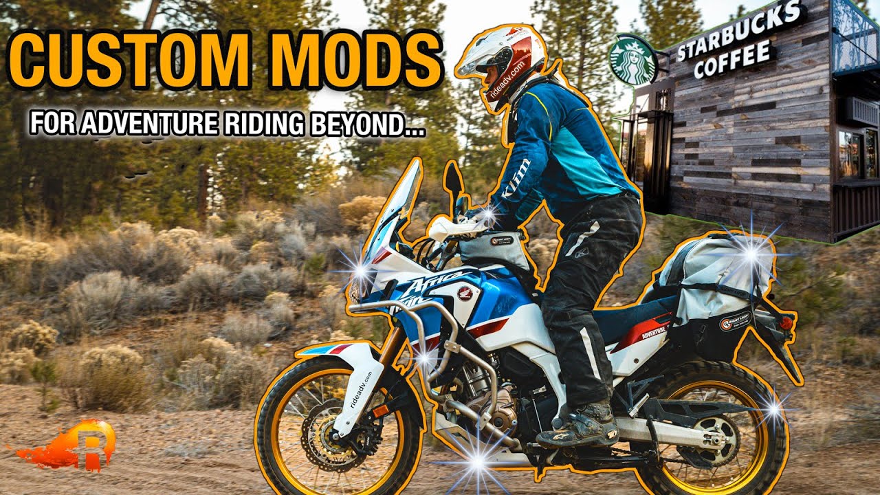 CUSTOM MODS for ADVENTURE RIDING beyond Starbucks | Farkle Style