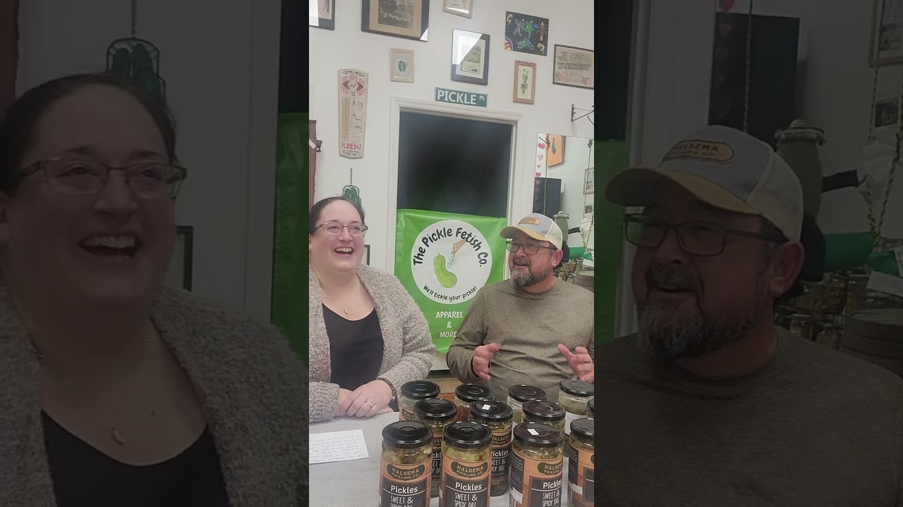 Small business pickle vendor takeover interview between @ThePickleFetishCo & Halsema Pickling Co. 