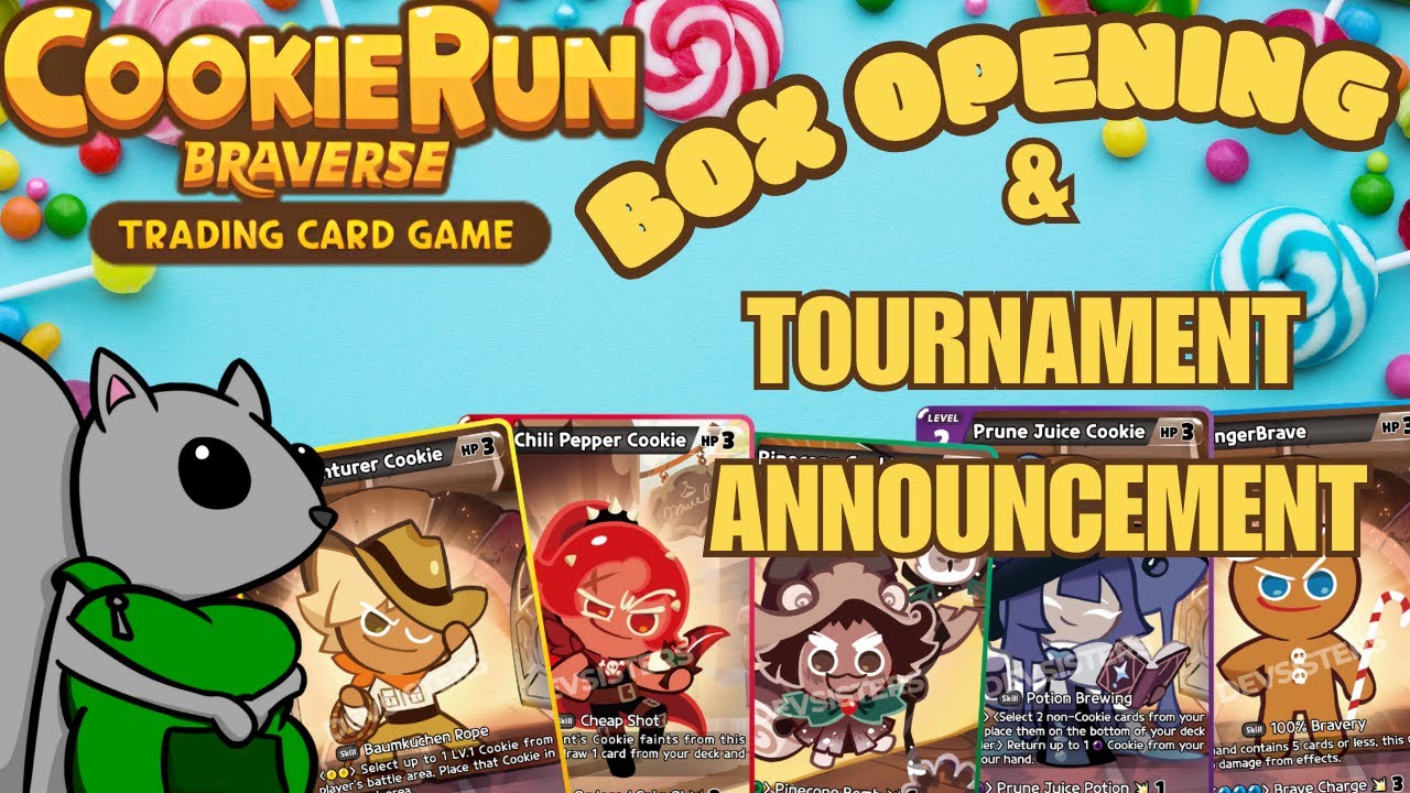 CookieRun Braverse TCG - ОБЪЯВЛЕНИЕ ТУРНИРА И ОТКРЫТИЕ ПРИЗОВОГО КОРОБКИ!