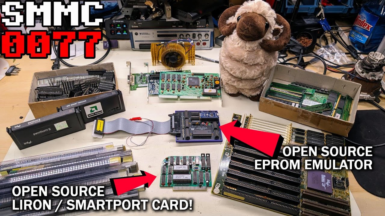 0077 An open source Apple Liron card and EPROM emulator plus snacks for Rammy!🐏