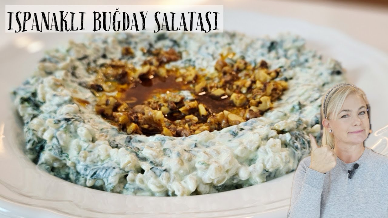 Yaptığım gibi bitti ! Nefis Ispanaklı buğday salatası