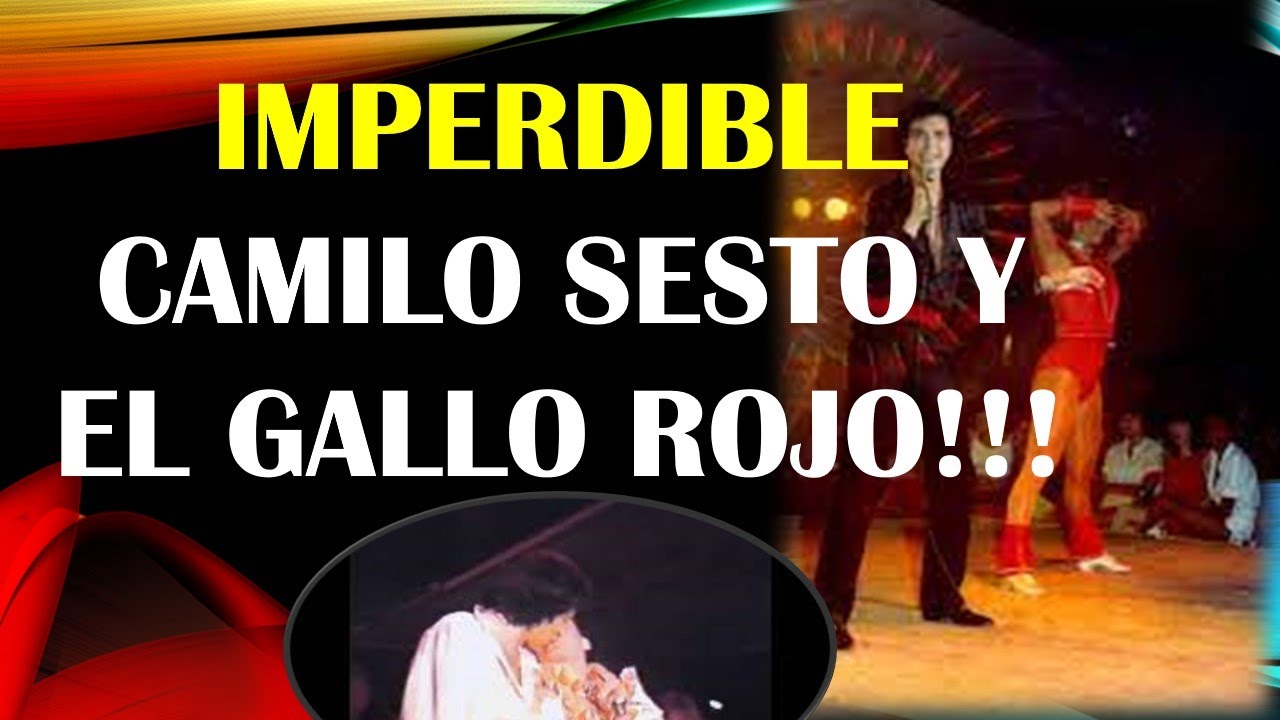 CAMILO SESTO Y EL GALLO ROJO