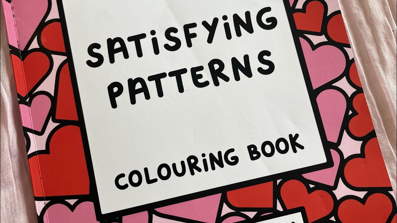 Satisfying Patterns Colouring Book #asmr #art #satisfyingvideo