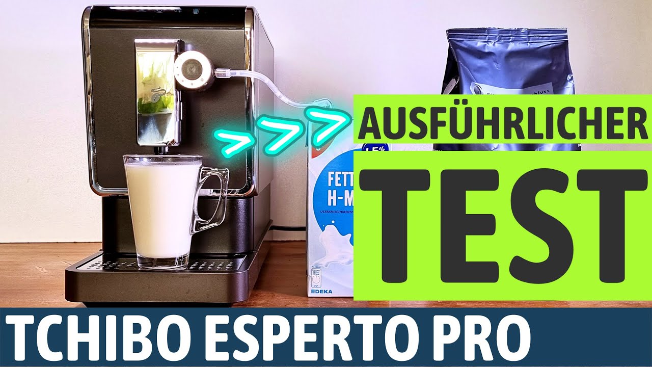 Tchibo Esperto Pro im Test - Vollautomat mit Milchaufschäumer