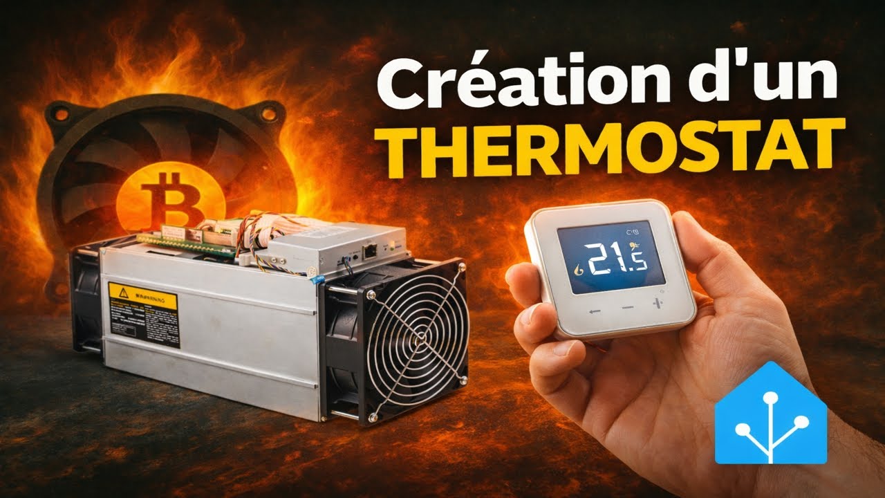 Mettre en place un thermostat pour Antminer S9 et contrôle depuis HomeAssistant