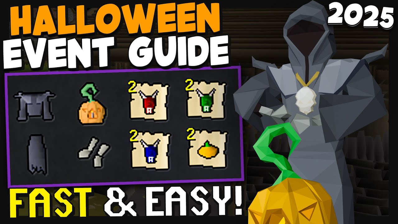 Przewodnik po wydarzeniu Halloween w OSRS (2025) &ndash; SZYBKO I ŁATWIEJ! | Poradnik świąteczny Old Sc...