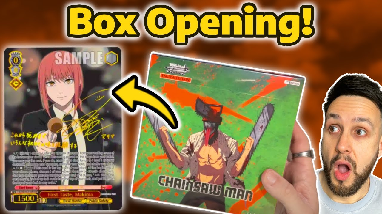 Chainsaw Man Booster Box Opening! Weiss Schwarz *ENGLISH SET*