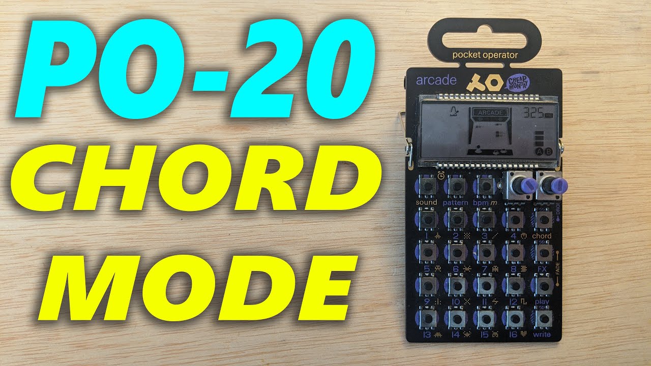 PO-20 Arcade: Chord Mode Tutorial!