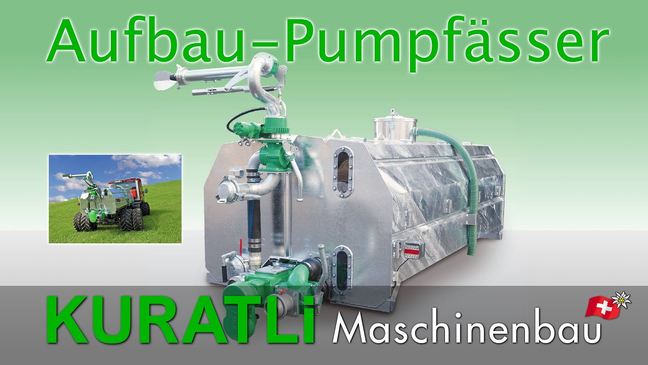 Aufbau-Pumpfässer von Kuratli-Maschinenbau