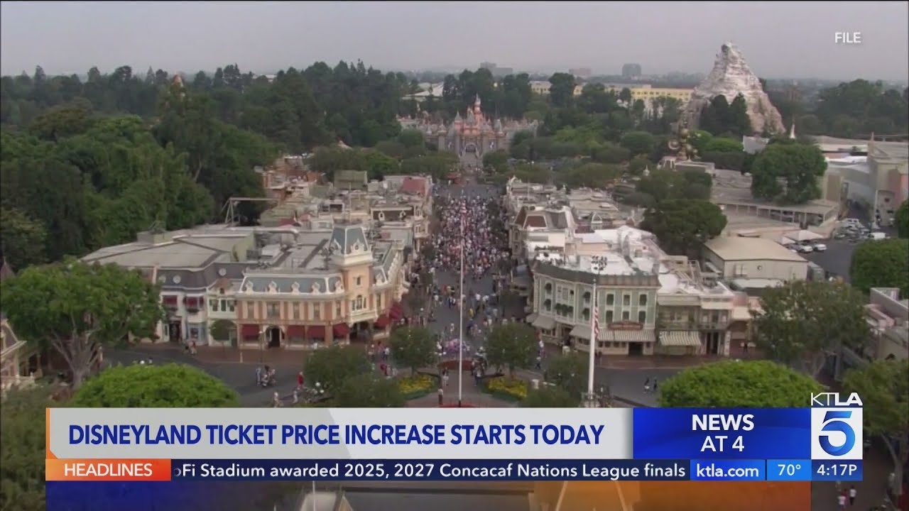 Disneyland Resort increases prices on most theme park tickets