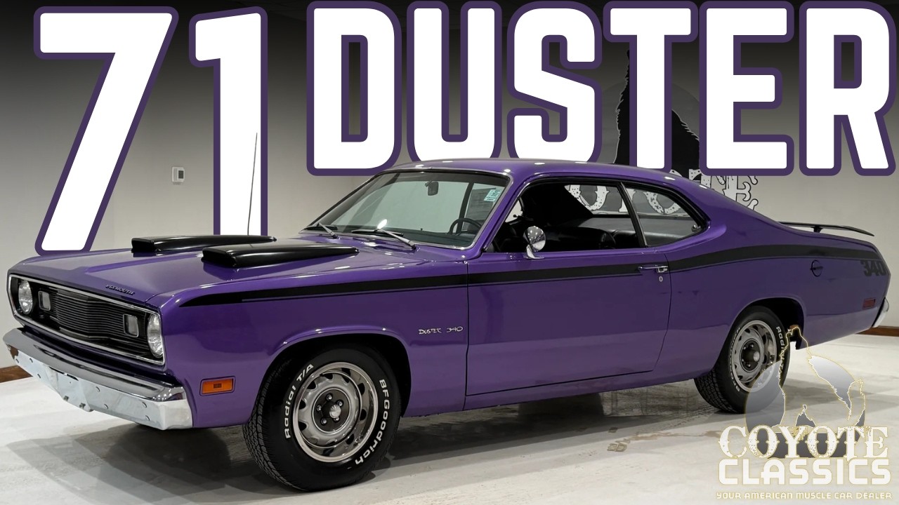 Автомобиль Plymouth Duster 1971 года выпуска продается в Coyote Classics.