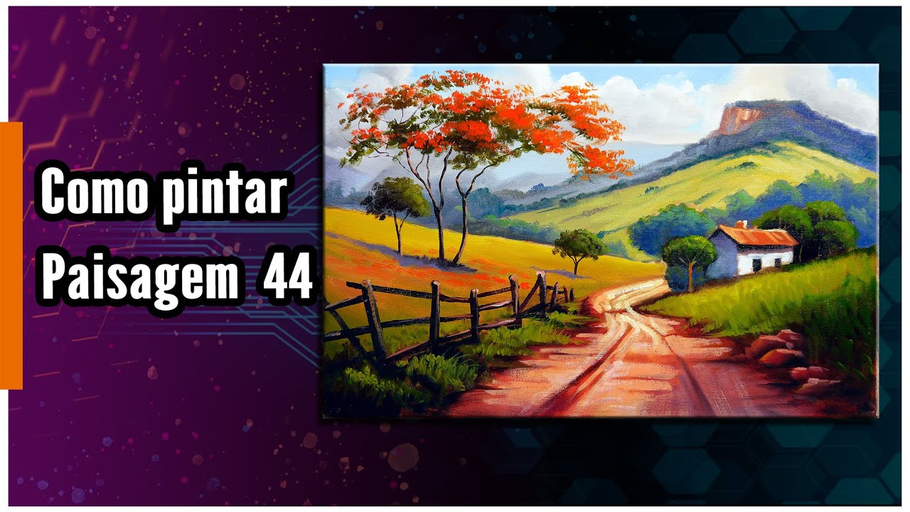 Como Pintar paisagem 44