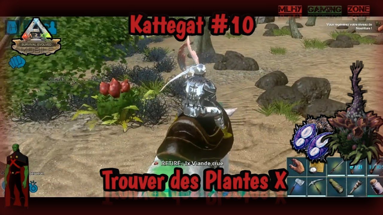 Ark Mobile Fr.  Kattegat #10 Comment Trouver Beaucoup de Graines de Plantes X 🌺❗️#arkmobile #ark