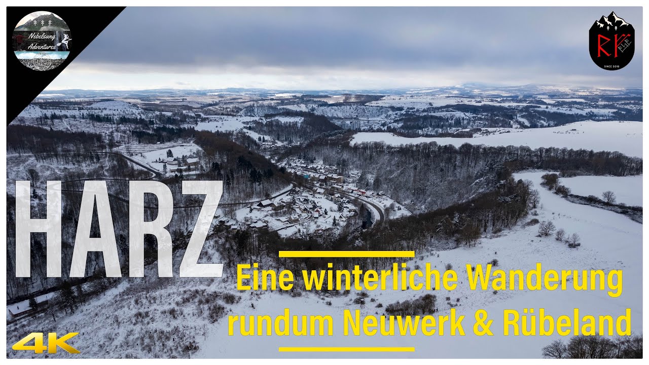 ↟ ↟ HARZ | Eine winterliche Wanderung rundum Neuwerk & Rübeland | 🎥 DJI Osmo Action 5 Pro | 4K HDR