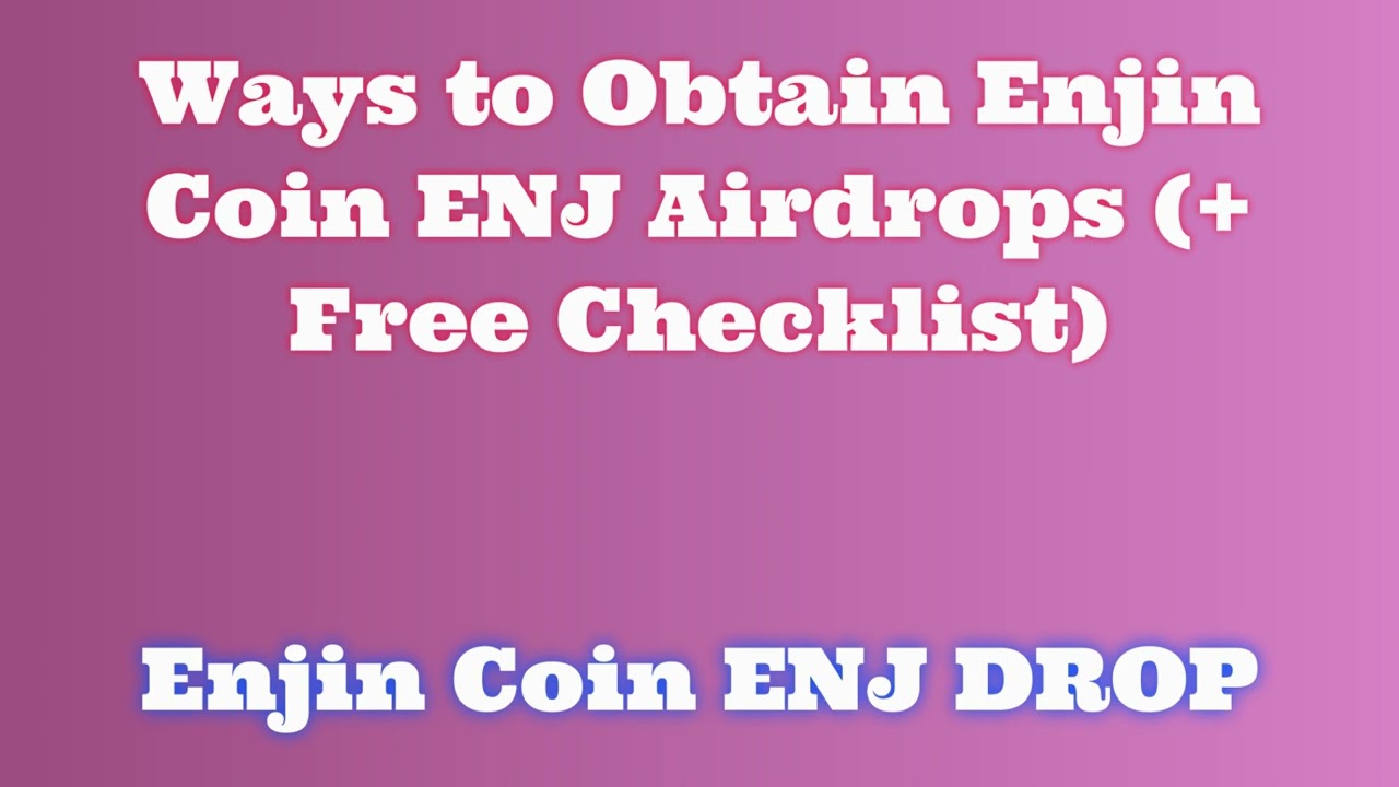 Grab Enjin Coin ENJ Airdrop for Free | Learn How to Swap or Sell Enjin Coin ENJ Airdrop