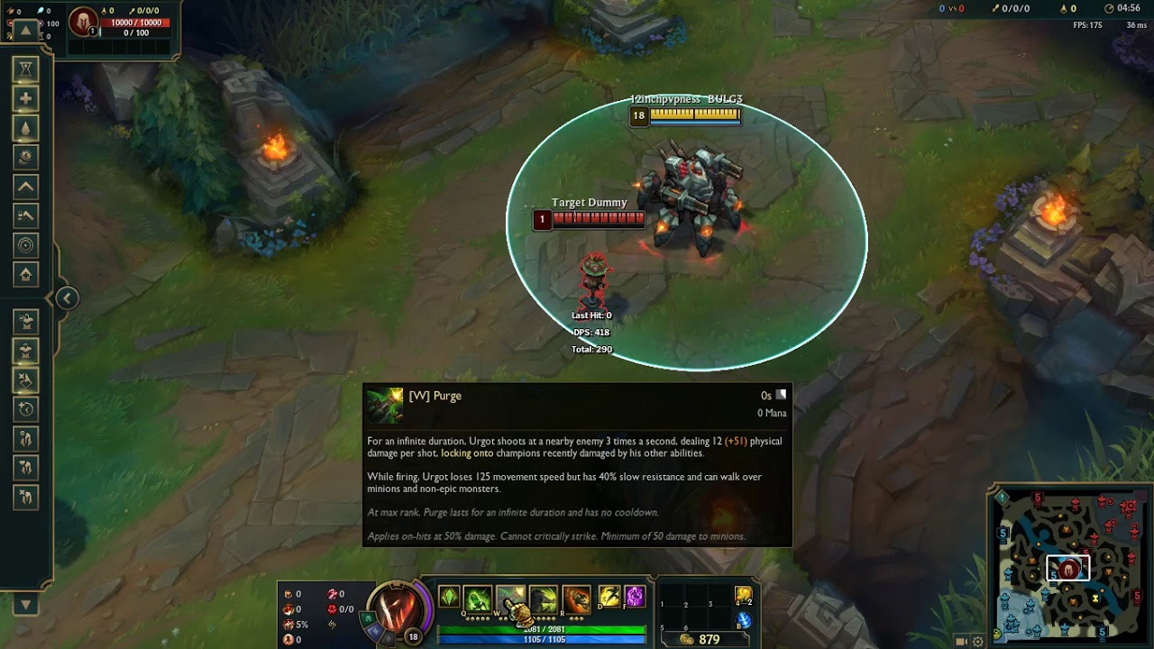 NUMBER 1 URGOT NA Short combos video