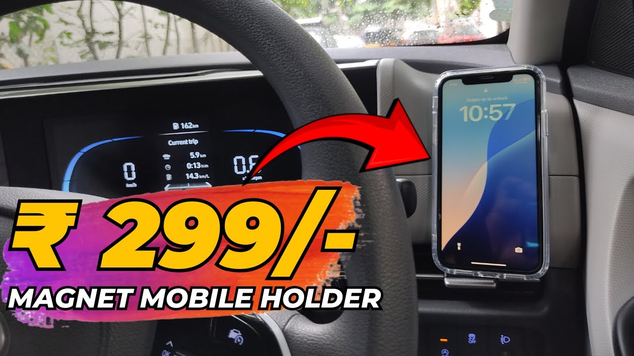 Creta में लगाया Magnetic Mobile Holder | Simple & Stylish Car Accessory