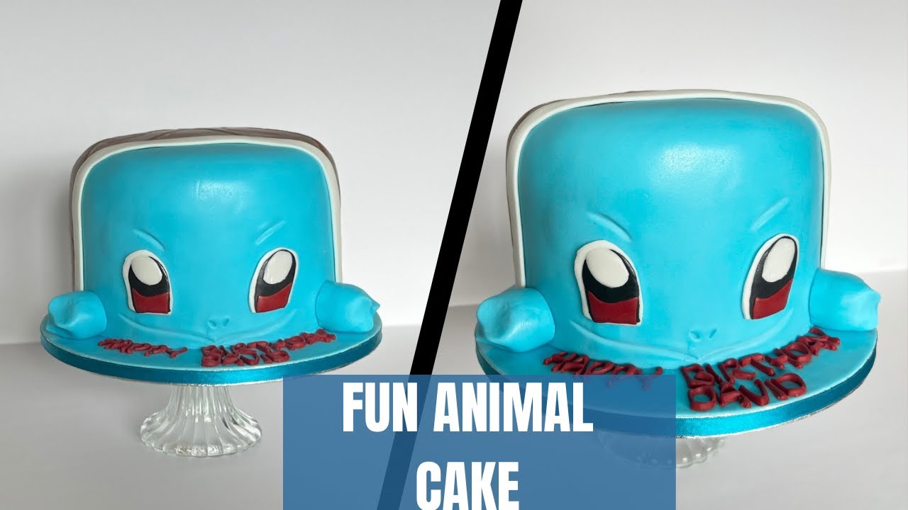 Decorating a tortoise themed cake