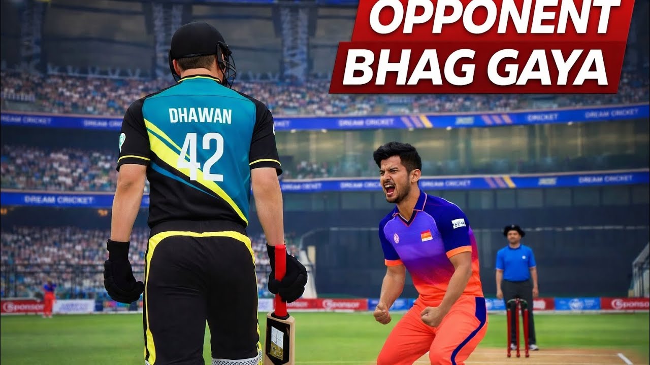 Dream cricket 25 gameplay 1vs1 Batting