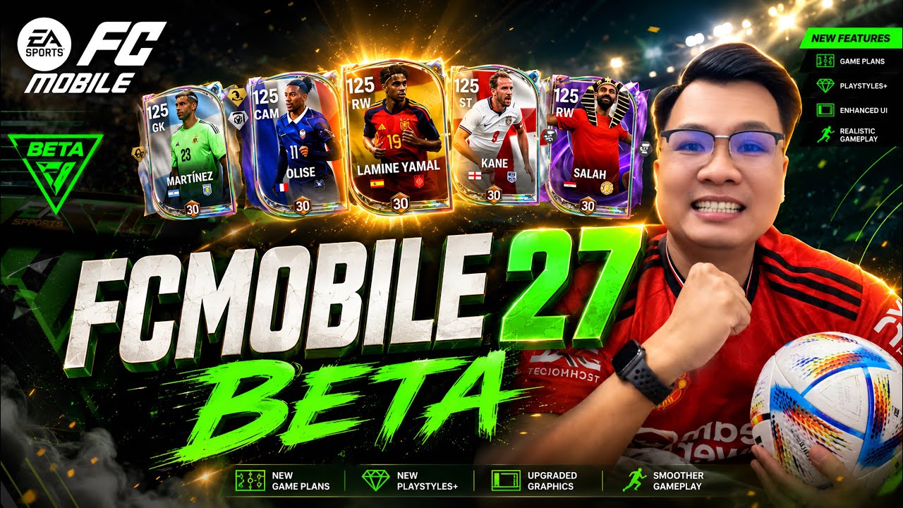 TRẢI NGHIỆM NHANH FCMOBILE 27 BETA TR&Ecirc;N iOS | GAME PLANS, GAUNTLET & PLAYSTYLES+ 
